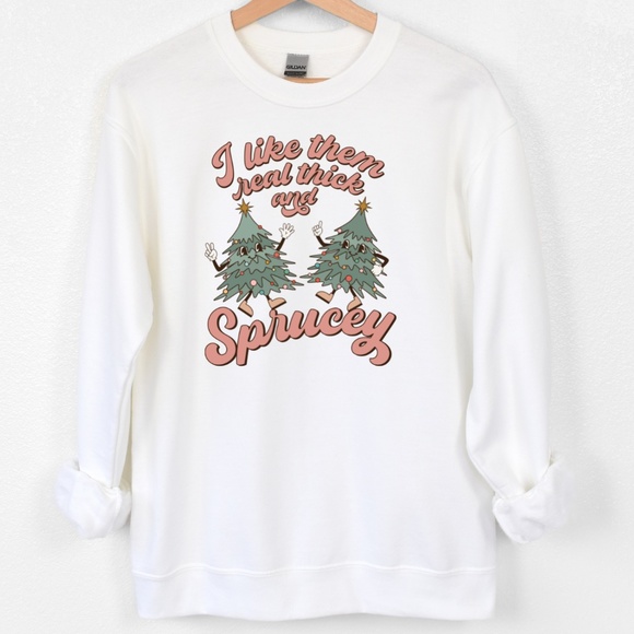 Christmas Graphic Crewneck Sweatshirt - Picture 1 of 2